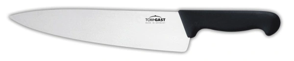 Nóż szefa kuchni 20 cm czarny - TOM-GAST