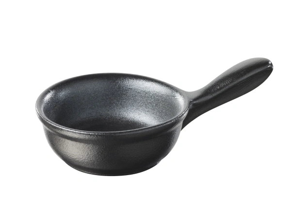 Porcelanowa mini patelnia czarna 20 ml BELLE CUISINE NOIR - REVOL