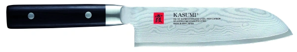 Nóż japoński Santoku dł. 18 cm stal damasceńska - KASUMI