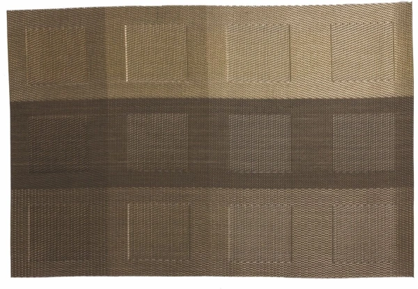 Mata stołowa 45x30 cm brązowe kwadraty - ABERT