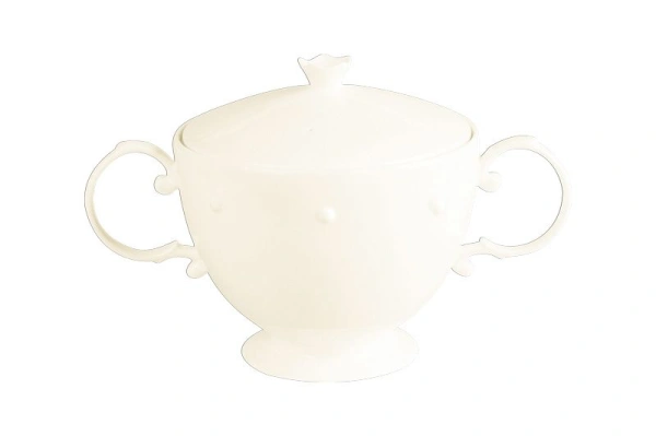 Waza do zupy z pokrywą 340 ml WHITE GOLD - RAK PORCELAIN