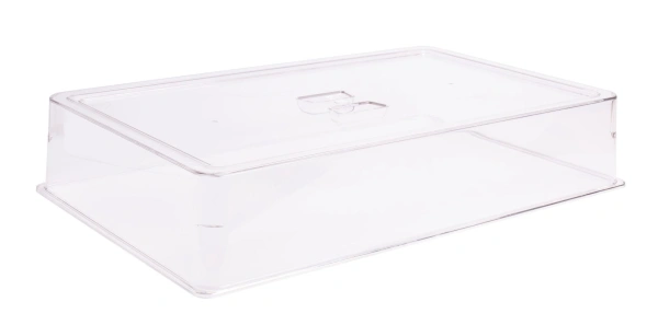 Pokrywa GN 1/1 do tac z melaminy h - 10 cm przeźroczysty - VERLO