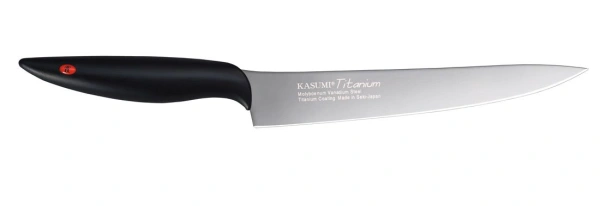 Nóż japoński wąski kuty Titanium dł. 20 cm - KASUMI