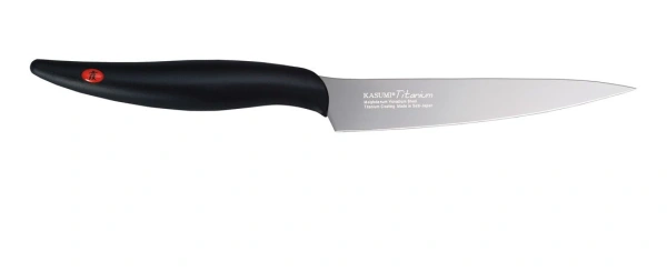 Nóż japoński uniwersalny kuty Titanium dł. 12 cm - KASUMI