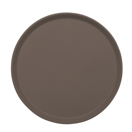 Taca Treadlite okrągła 35,5 cm brązowa - CAMBRO