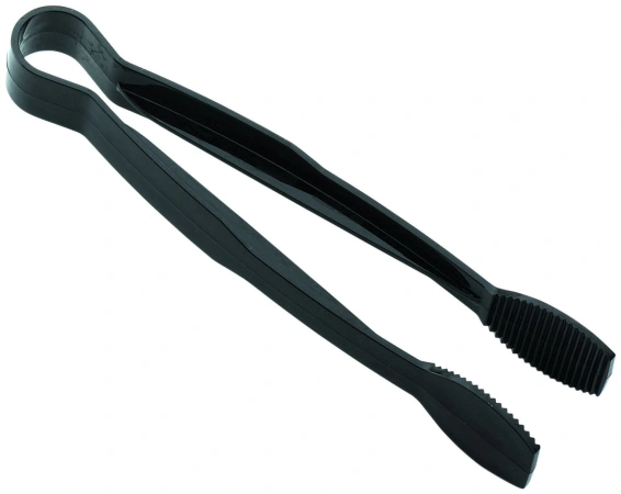 Szczypce Lugano płaskie 15 cm czarny - CAMBRO
