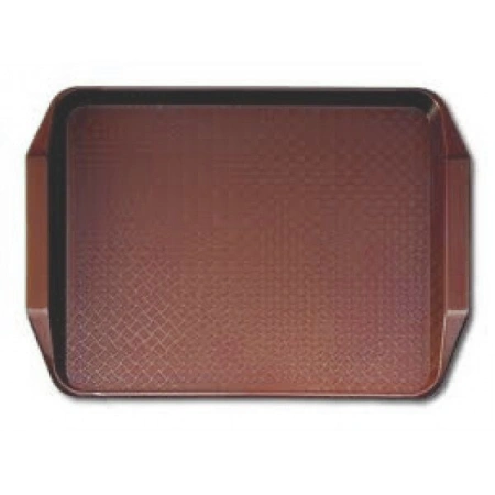 Taca z profilowanymi uchwytami 30 x 41 cm bordowa - CAMBRO