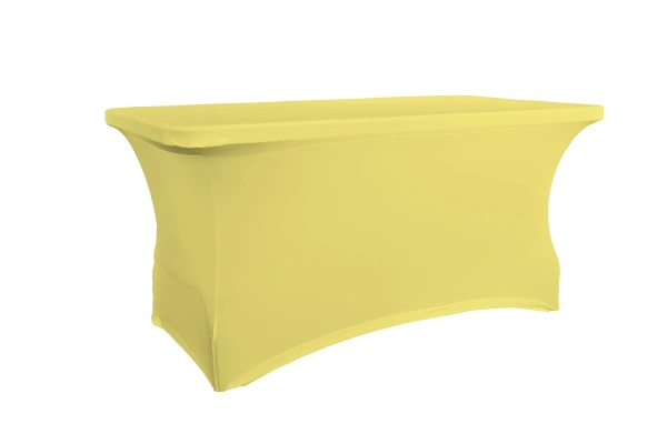 Pokrowiec na stół prostokątny dł. 182,9 cm kanarkowy - VERLO