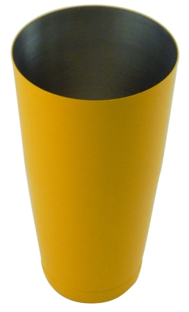 Shaker bostoński - obciążony 0,8 l żółty - BAREQ