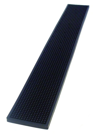 Mata barmańska 70 x 10 cm czarna - BAREQ