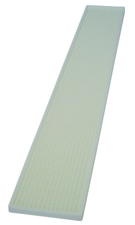 Mata barmańska 70 x 10 cm biała - BAREQ