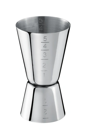 Miarka do alkoholu 30 - 50 ml stalowa - BAREQ