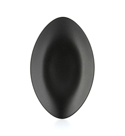 Talerz owalny 35 x 22,3 cm czarny EQUINOXE - REVOL