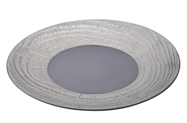 Talerz płaski 31 cm srebrno-szary ARBORESCENCE - REVOL