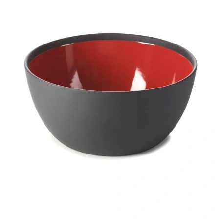Miska 20 cm czerwono-czarna SOLID - REVOL