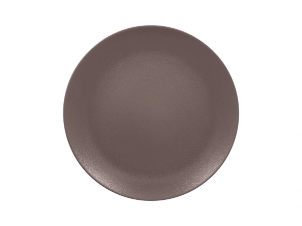 Talerz płaski brązowy 24 cm NEOFUSION MELLOW - RAK PORCELAIN