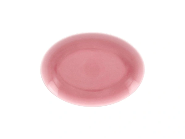 Talerz owalny różowy 26 x 19 cm VINTAGE - RAK PORCELAIN