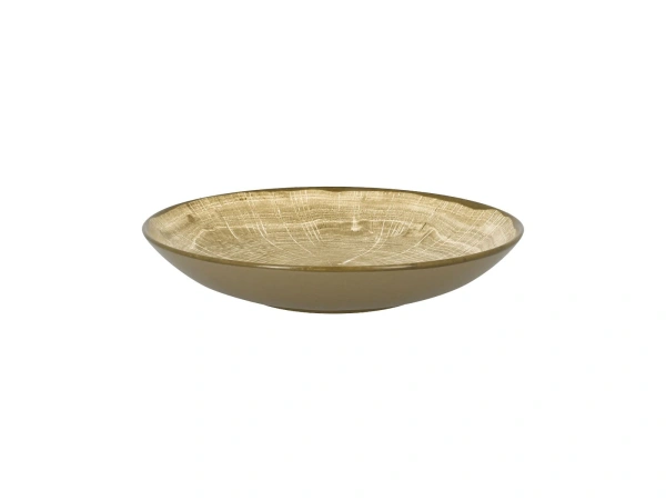 Talerz głęboki brązowy 26 cm WOODART - RAK PORCELAIN