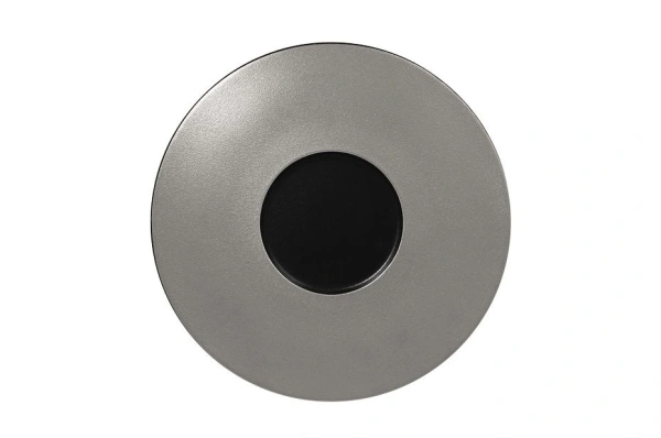 Talerz płaski gourmet srebrny 29 cm METALFUSION - RAK PORCELAIN