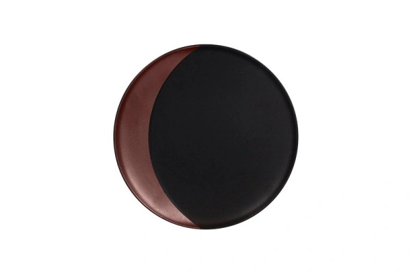 Talerz głęboki brązowy 24 cm METALFUSION - RAK PORCELAIN