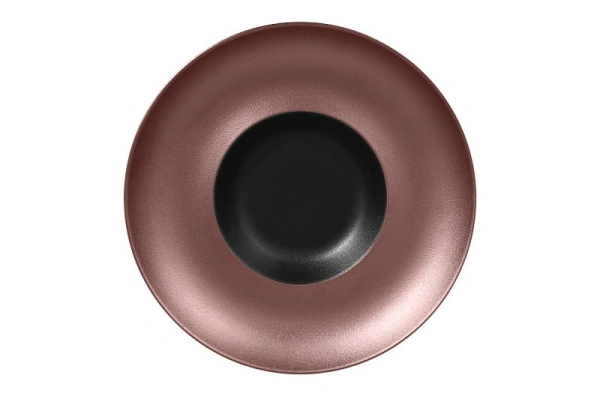 Talerz głęboki gourmet brązowy 29 cm METALFUSION - RAK PORCELAIN
