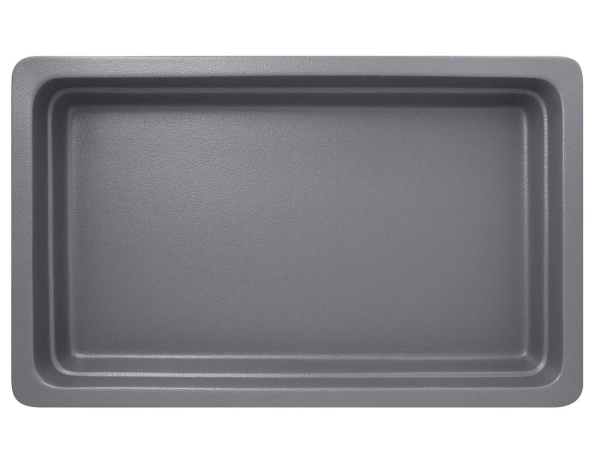 Pojemnik GN 1/1 h-6,5 cm z porcelany szary mat - RAK PORCELAIN