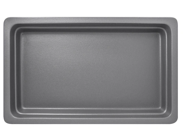 Pojemnik GN 1/1 h-2,2 cm z porcelany szary mat - RAK PORCELAIN