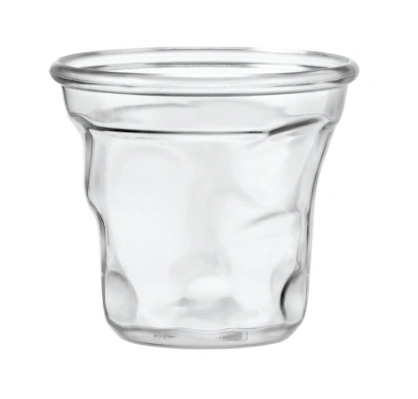 Kubek gnieciony transparentny