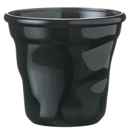 Kubek gnieciony czarny
