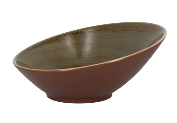 Misa skośna 22 cm brązowa TWIRL ? RAK PORCELAIN