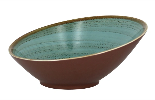 Misa skośna 29 cm morska TWIRL ? RAK PORCELAIN