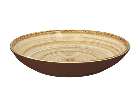 Talerz głęboki 26 cm beżowy TWIRL ? RAK PORCELAIN