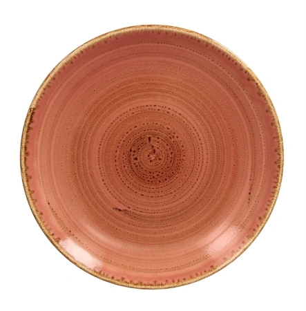 Talerz płaski 15 cm czerwony TWIRL ? RAK PORCELAIN