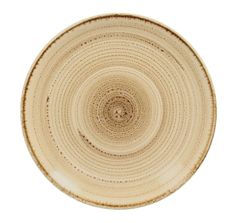 Talerz płaski 21 cm beżowy TWIRL ? RAK PORCELAIN