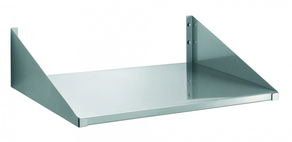 Półka ścienna ze stali nierdzewnej 520x400 mm | Bartscher