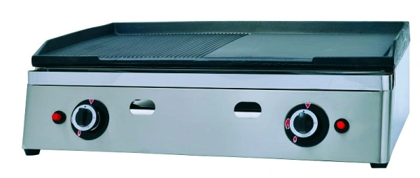 Płyta grillowa gazowa ryflowano/gładka 6,4kW