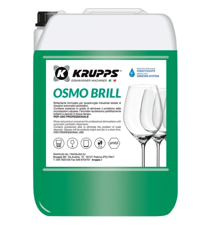 Profesjonalny płyn nabłyszczający do zmywarek z systemem osmozy KRUPPS 2x5 kg