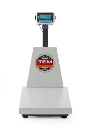 Waga platformowa LCD z wysięgnikiem i z legalizacją, seria EKO+, 300 kg | Hendi BEK+C050X060300