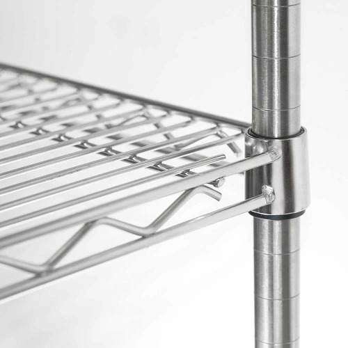 Regał magazynowy chromowany 4 półki 1525x610x1800mm