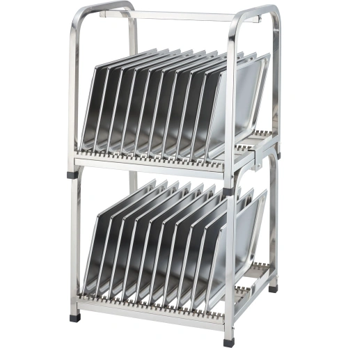 Regał ociekowy na pojemniki GN 1/1 20 mm i tace