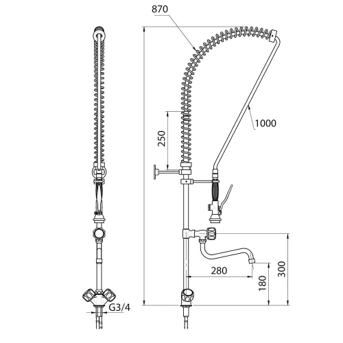 Napełniacz z wylewką Stalgast