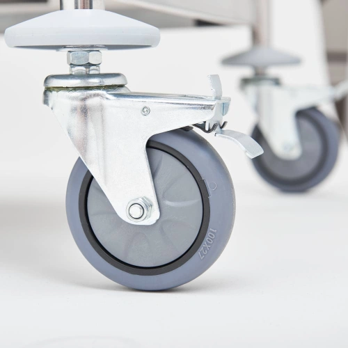 Wózek kelnerski 2-półkowy płaski bez rączek