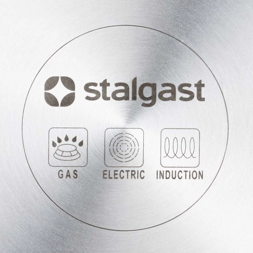 Garnek wysoki z pokrywką, stalowy, ø 320 mm, V 20.9 l