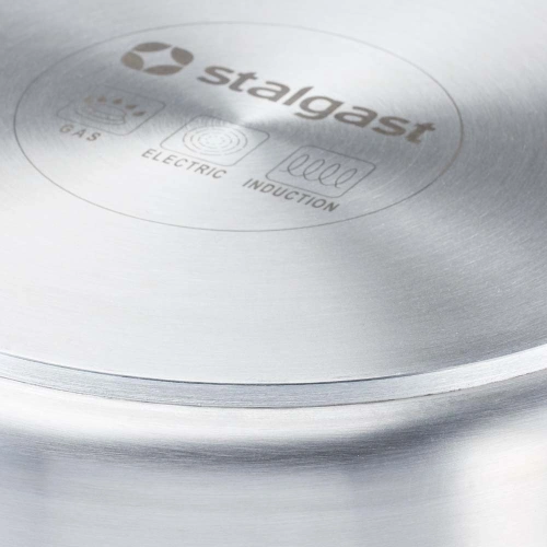 Garnek wysoki z pokrywką, stalowy, ø 320 mm, V 20.9 l