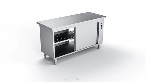 Stół ze stali nierdzewnej grzewczy przelotowy
