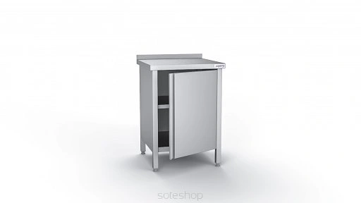 Stół roboczy nierdzewny z szafką