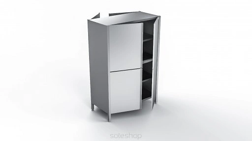 Szafa nierdzewna przelotowa - wysokość 180-200 cm