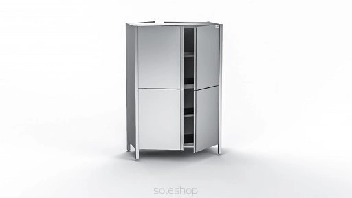 Szafa nierdzewna przelotowa - wysokość 180-200 cm