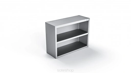 Szafka nierdzewna otwarta - szerokość 80-140 cm