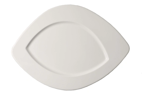 Talerz płaski owalny Vanilla 35 x 26 cm ALLSPICE - RAK PORCELAIN